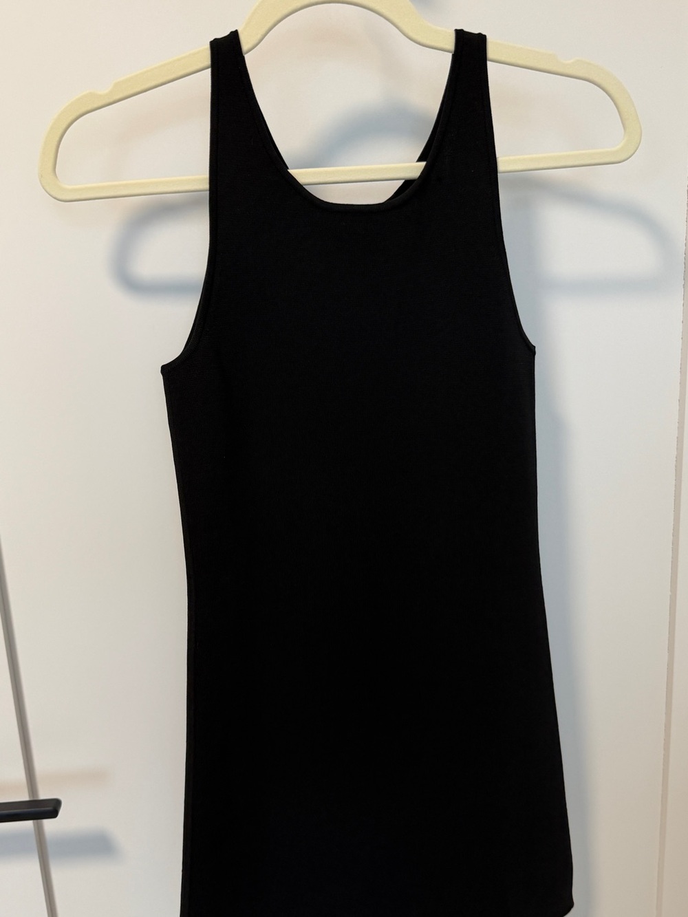 TOTEME compact knit tank black
